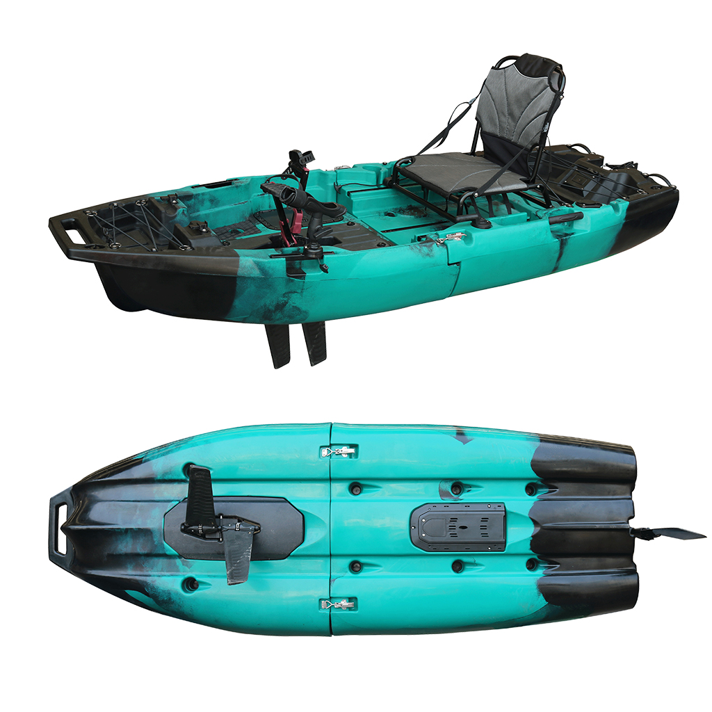 8Ft 2.5m HDPE Modular Sit-On-T - đánh giá và giá Fishing Kayak Sit In