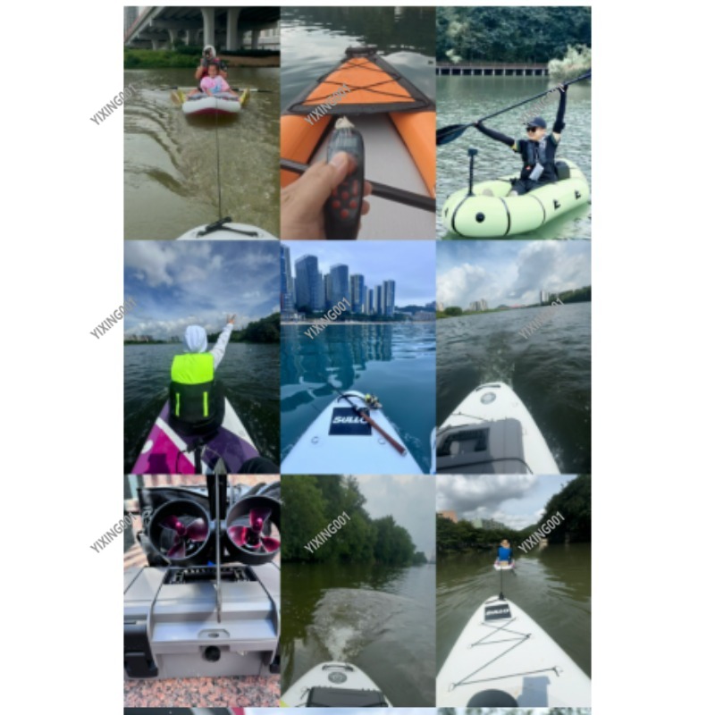 Dual Propeller Kayak Underwate - đánh giá và giá Fishing Kayak Trolling Motor