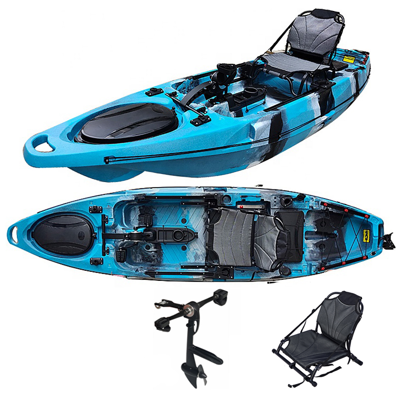 Motorized 10.5ft Single Fishin - đánh giá và giá Fishing Kayak Trolling Motor