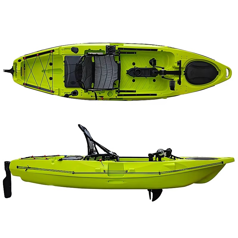3.3m 11ft Hands Free Fin Prope - đánh giá và giá Fishing Kayak Pedal Drive