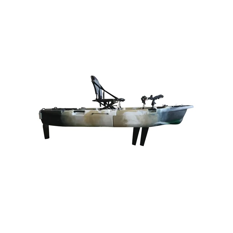 8ft Modular Single Seat Fin Pe - đánh giá và giá Fishing Kayak Pedal Drive