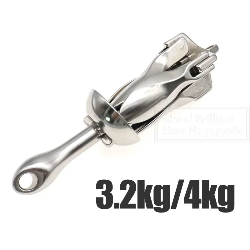 3.2KG/4KG Boat Stainless Steel - đánh giá và giá Fishing Kayak Anchor
