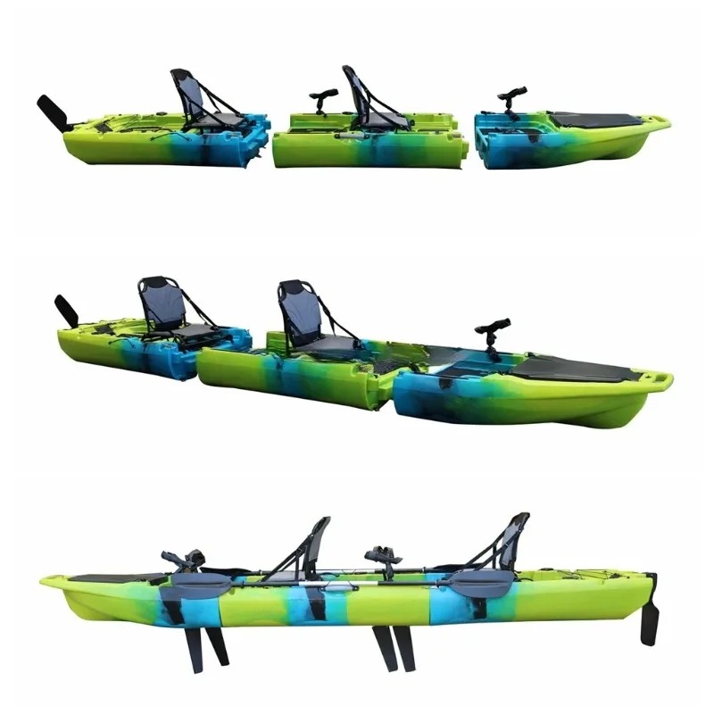 2-Seater Sit-on-Top Modular Pe - đánh giá và giá Fishing Kayak Sit In