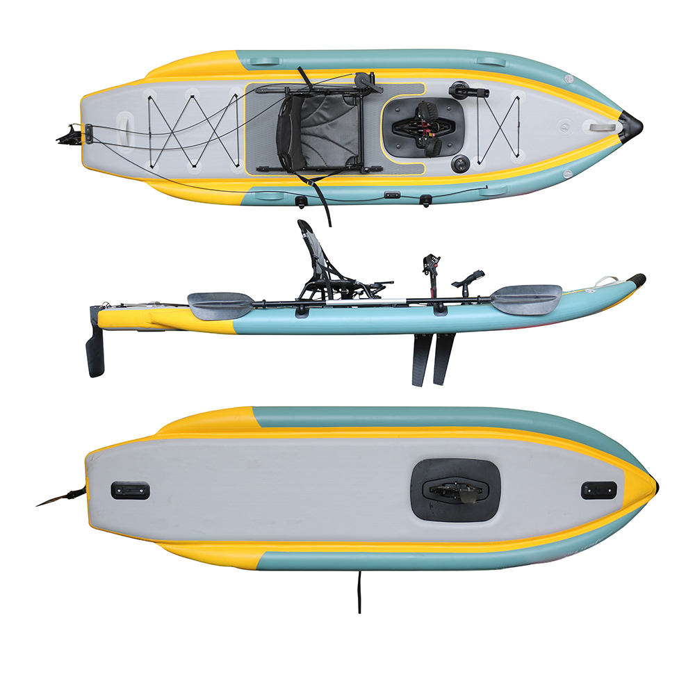 Pedal Propulsion Foldable Infl - đánh giá và giá Fishing Kayak Sit In