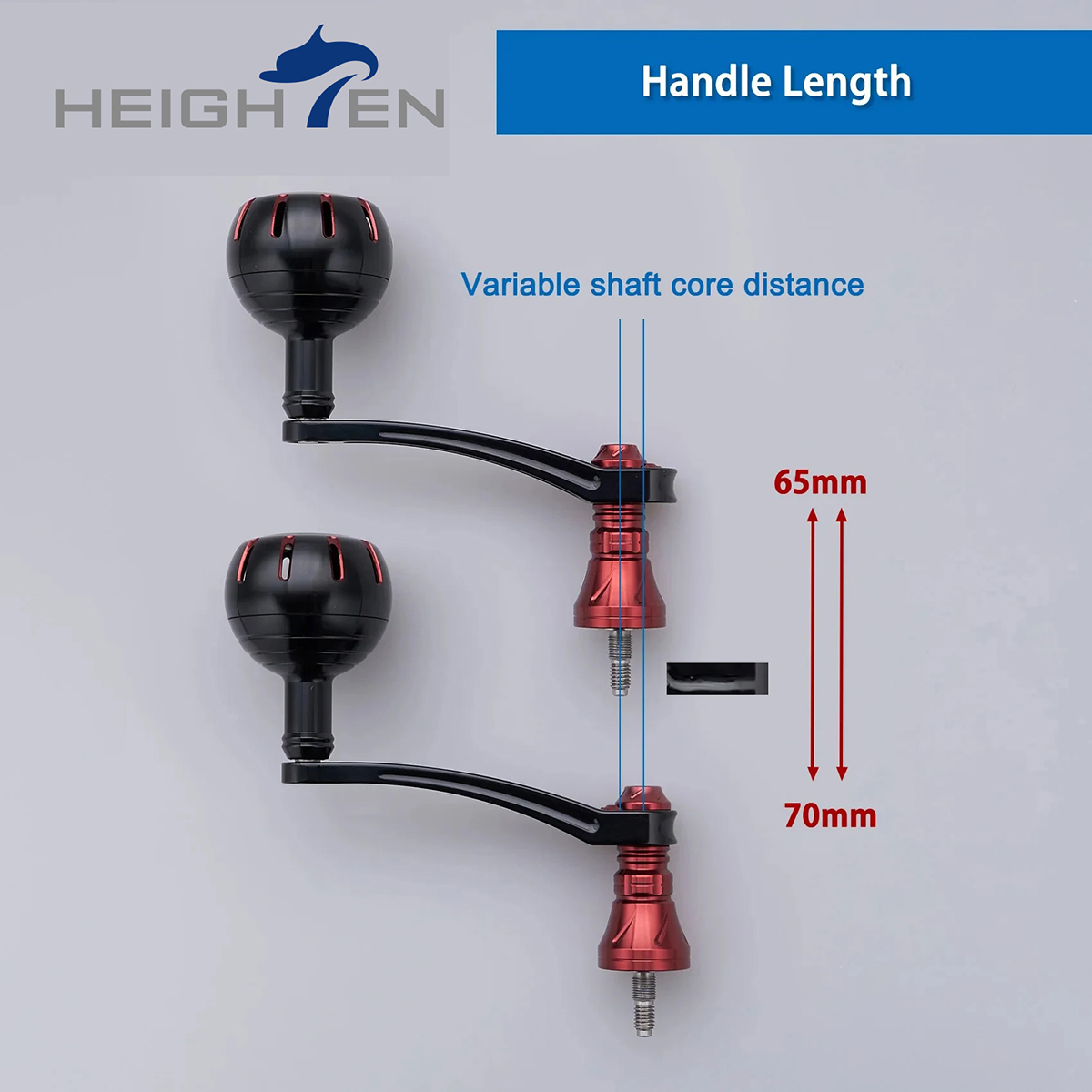 HEIGHTEN 65mm-70mm Handle With - đánh giá và giá Shimano Reel Sustain