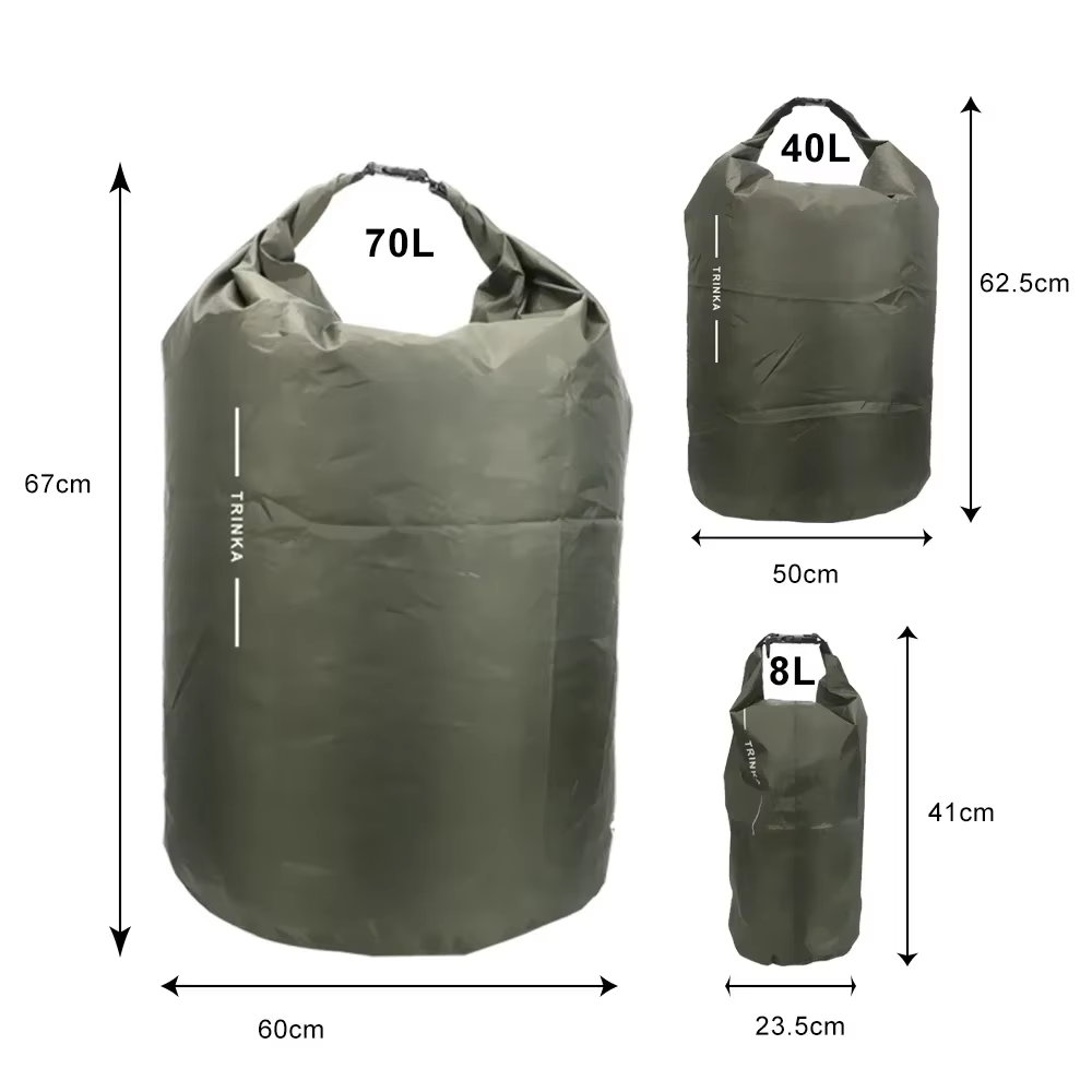 8L 40L 70L Roll‑Top Waterproof - đánh giá và giá Fishing Kayak Crate