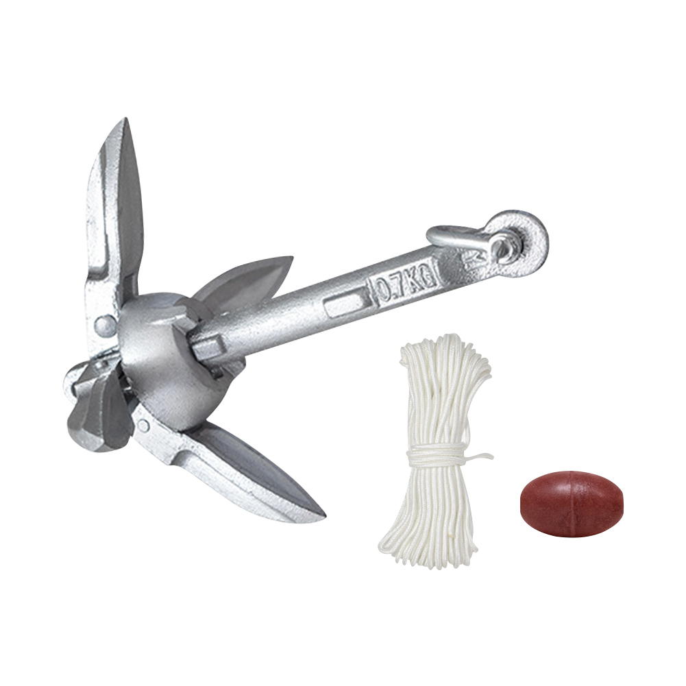 0.7/1.5KG Boat Anchor with 65f - đánh giá và giá Fishing Kayak Anchor
