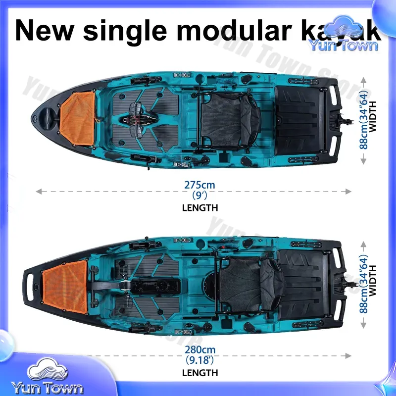 Modular Kayak 9.5ft Sit On Top - đánh giá và giá Fishing Kayak Sit In