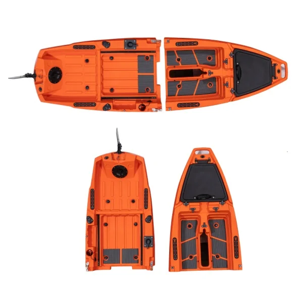 Modular Single 1 Person Plasti - đánh giá và giá Fishing Kayak Pedal Drive